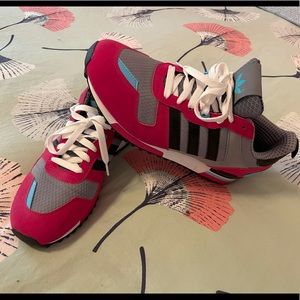 Adidas ZX sneakers (M9/W10.5) magenta/grey